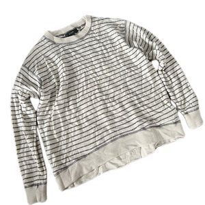 Jcrew XXS METALLIC AND GRAY SWEATER